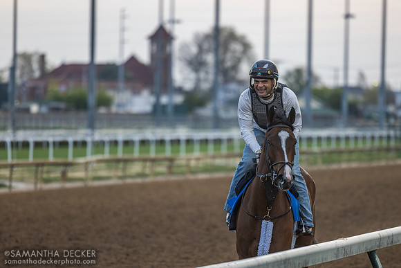 Donnie Balthazar on an Al Stall trainee, Churchill Downs, 2025