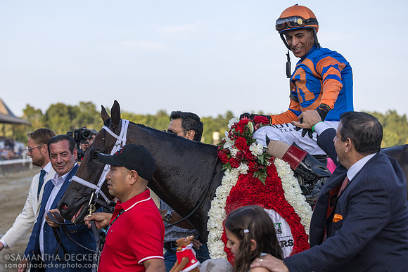Fierceness heading to the winner's circle