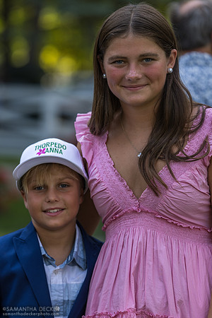 Anna Thorpe, Thorpedo Anna's namesake, with her cousin Sawyer Edwards