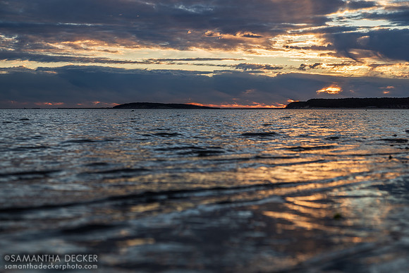 Last sunset of 2024 at Mayo Beach, Wellfleet, MA