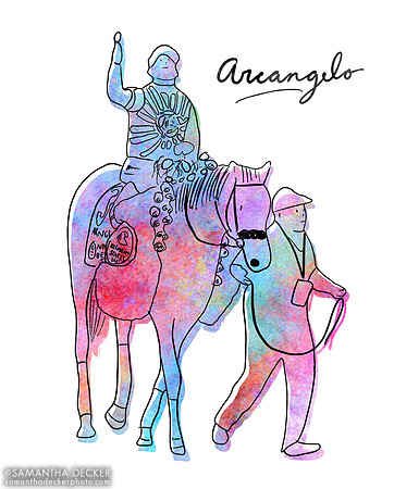 Arcangelo Cartoon// Watercolor Wonder