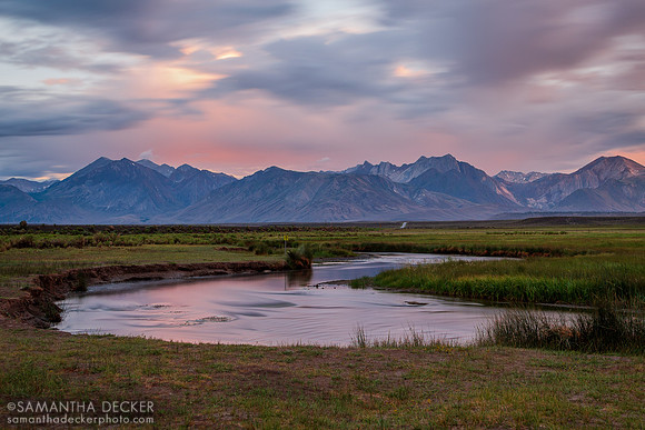 Sunset at Benton Crossing, Mammoth Lakes, CA, 2014