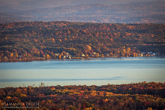 Saratoga Lake from Above
