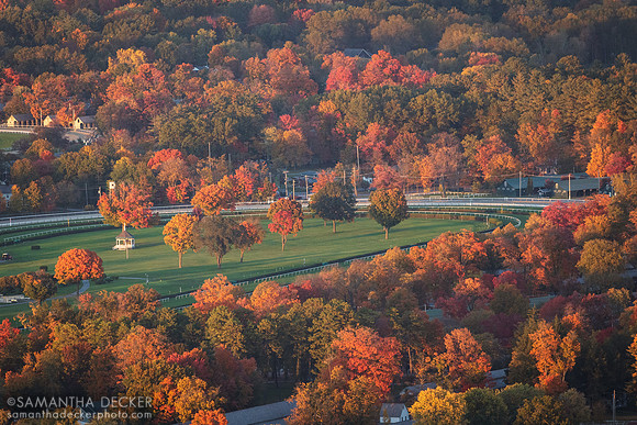 Saratoga Race Course from Above, 2022