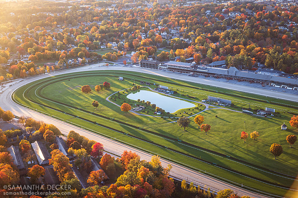 Saratoga Race Course from Above, 2022