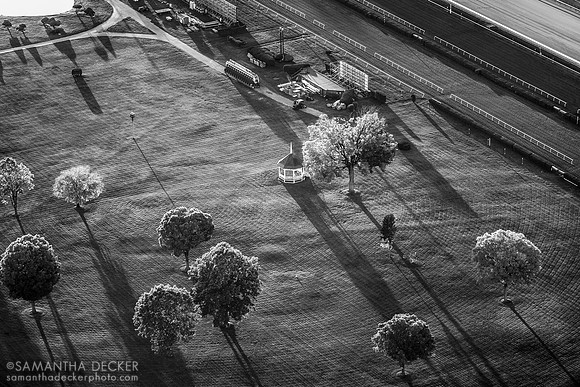 Saratoga Race Course from Above, 2022