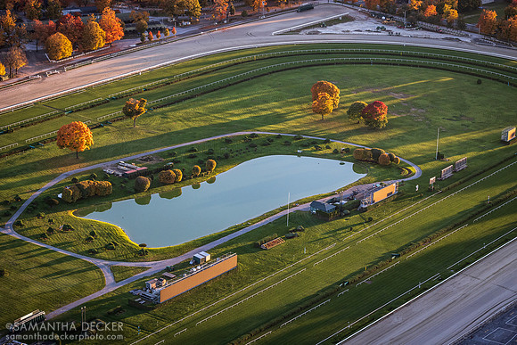 Saratoga Race Course from Above, 2022