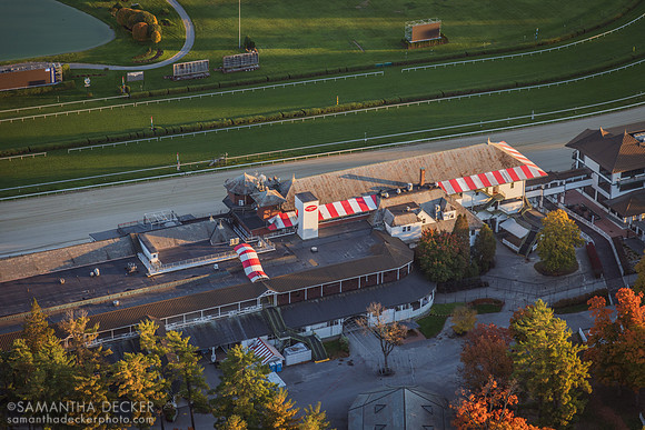 Saratoga Race Course from Above, 2022