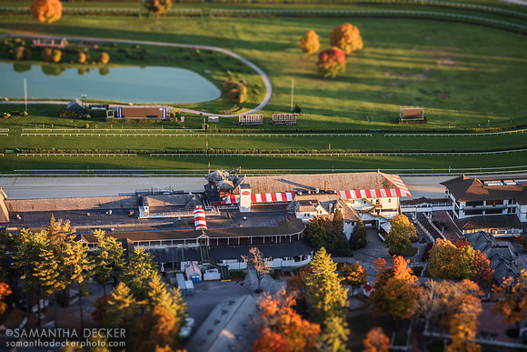 Saratoga Race Course from Above, 2022