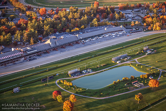 Saratoga Race Course from Above, 2022