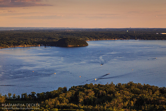 Soaring Over Saratoga Lake