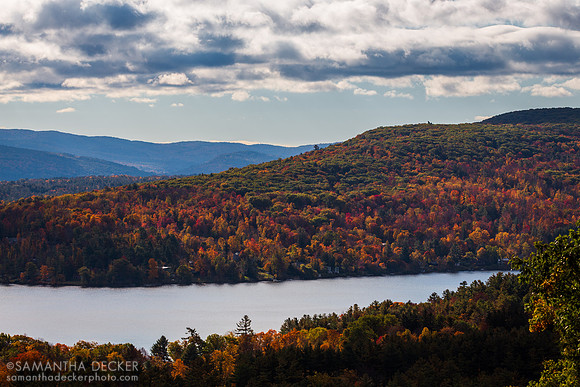 Looking Down on the Stockbridge Bowl, Stockbridge, MA, 2015