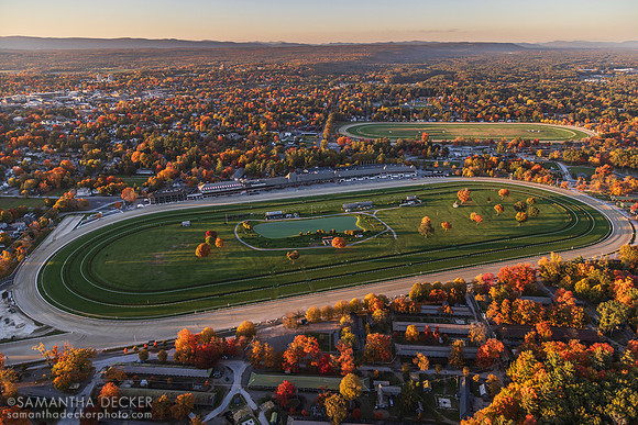 Saratoga Race Course from Above, 2022
