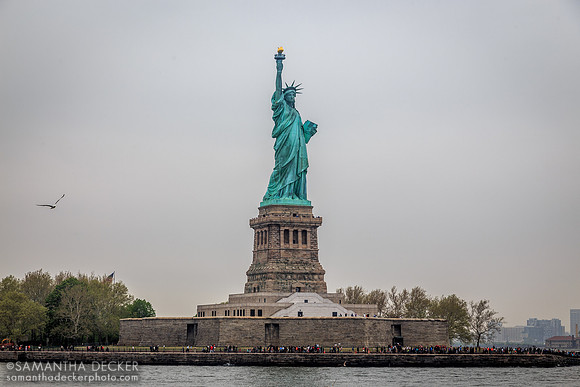 Statue of Liberty Seen from Ferry
