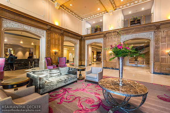 Lobby of the Fairmont Château Laurier, Ottawa, Ontario
