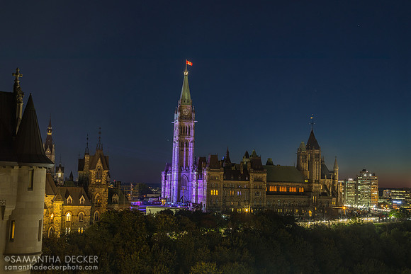Parliament Seen from the Fairmont Château Laurier, Ottawa, Ontario