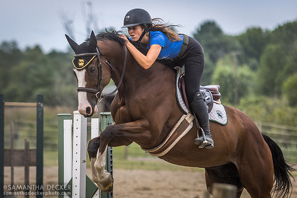 Alyssa jumps Soaring Star at New Vocations, Gansevoort, NY