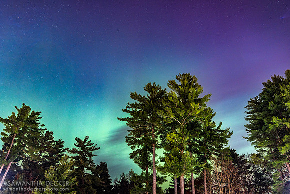 Northern lights over Saratoga, 2025