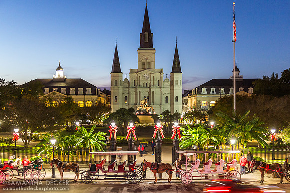 Jackson Square at Night