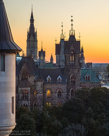 West Block Seen from the Fairmont Château Laurier, Ottawa, Ontario