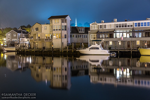 Mystic River at Night II