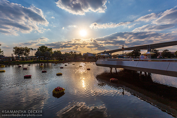 Bridge to World Showcase, EPCOT, 2013
