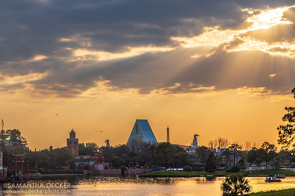 World Showcase Lagoon, EPCOT, 2013