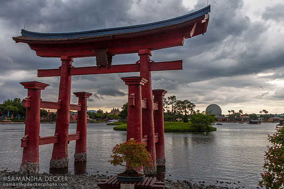 Torii Gate, Japan Pavilion, Epcot, 2010
