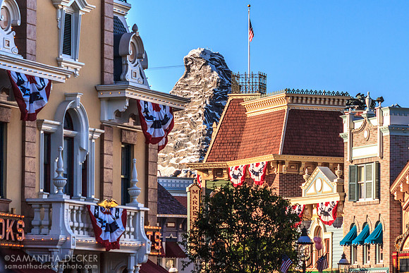 Main Street and Matterhorn, Disneyland Park