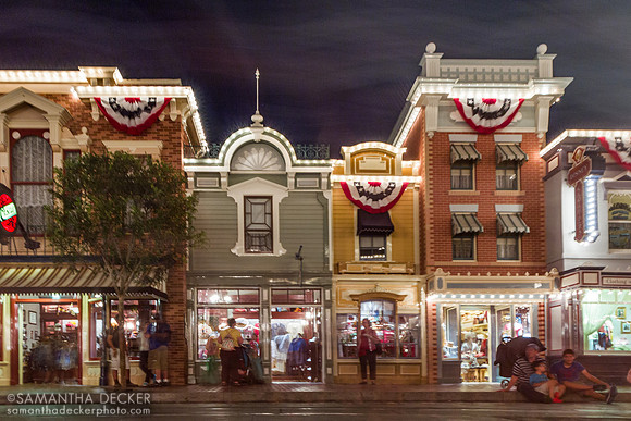 Main Street USA at Night