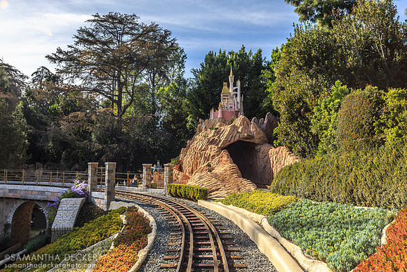 Riding the Casey Jr. Circus Train, Disneyland, CA