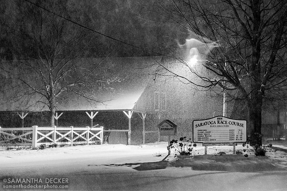 Oklahoma Track in winter, 2025
