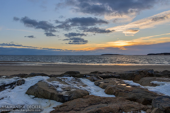 Last sunset of 2025 at Indian Neck Beach, Wellfleet, MA