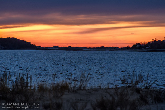 Last sunset of 2025 at Indian Mayo Beach, Wellfleet, MA