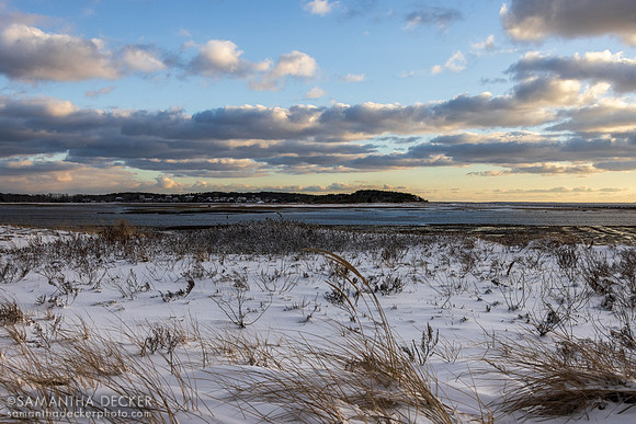 First sunset of 2026 at Mayo Beach, Wellfleet, MA