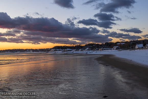 First sunset of 2026 at Mayo Beach, Wellfleet, MA
