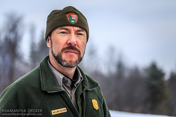 Ranger William Valosin at the Frost Faire, Saratoga Battlefield