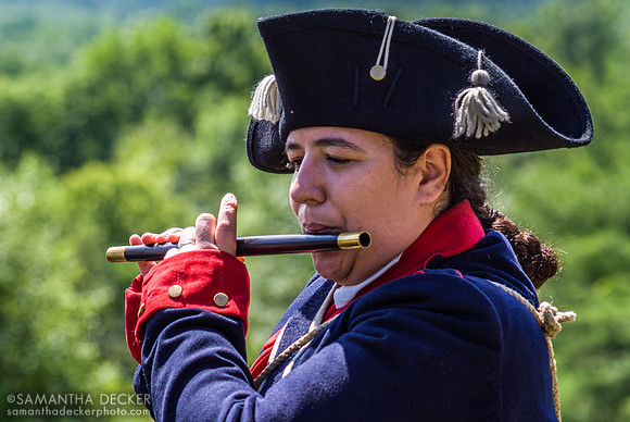 Fife Player, Saratoga Battlefield