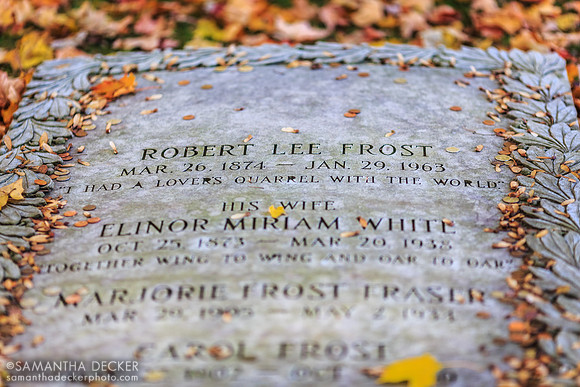 Robert Frost Grave, Old First Church Cemetery, Bennington, VT