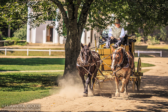 Horse Drawn Carriage, Old Sutrbridge Village, MA