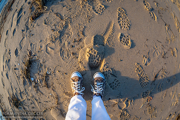 Keeping My Feet on the Ground, Indian Neck Beach, Wellfleet, Cape Cod