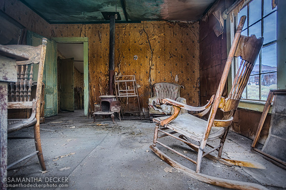 Abandoned Living Room at Bodie Ghost Town