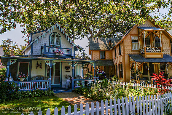 Gingerbread Houses, Oak Bluffs, Martha's Vineyard