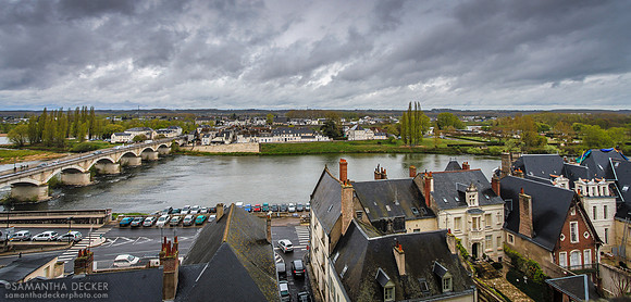 View from Château d'Amboise, Loire Valley, France, 2012