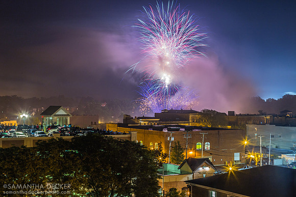 Fireworks Over Saratoga