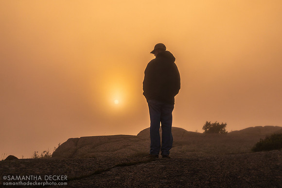 Cadillac Mountain Silhouette, Acadia National Park