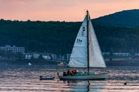 Sailboat Off the Coast of Bar Harbor, ME