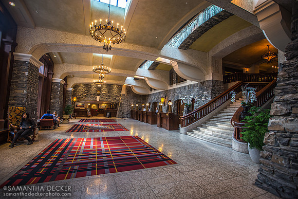 Fairmont Banff Springs Hotel Lobby, Banff National Park