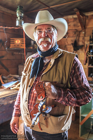 Bar U Ranch's Resident Saddle Maker