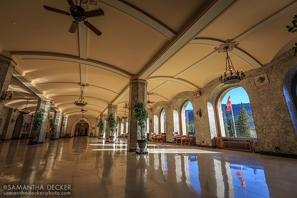 Riverview Lounge at the Fairmont Banff Springs, Banff National Park